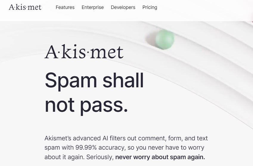 Akismet Anti Spam: WordPress plugin