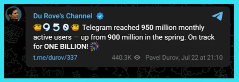 Telegram Reaches 950 Million Users: What's Next for the Messaging Giant?