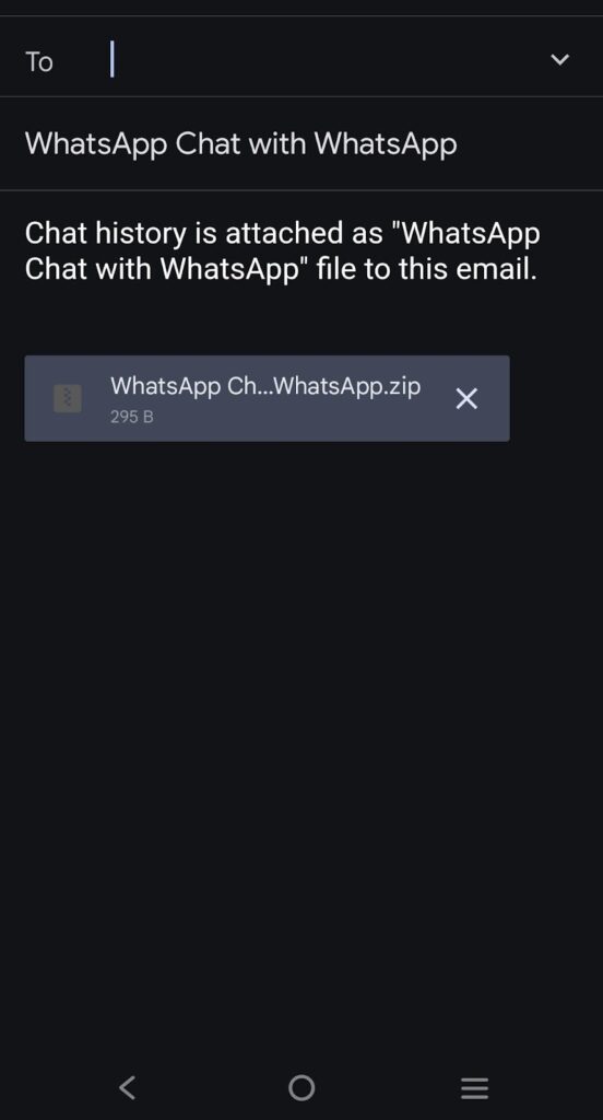 open the gmail account where chat is save