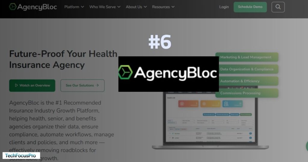 Top CRM Software for Insurance Agents: AgencyBloc