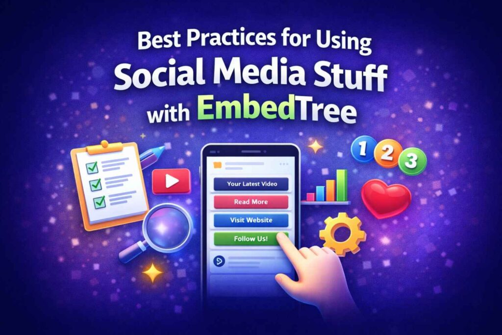Best Practices for Using Social Media Stuff with EmbedTree