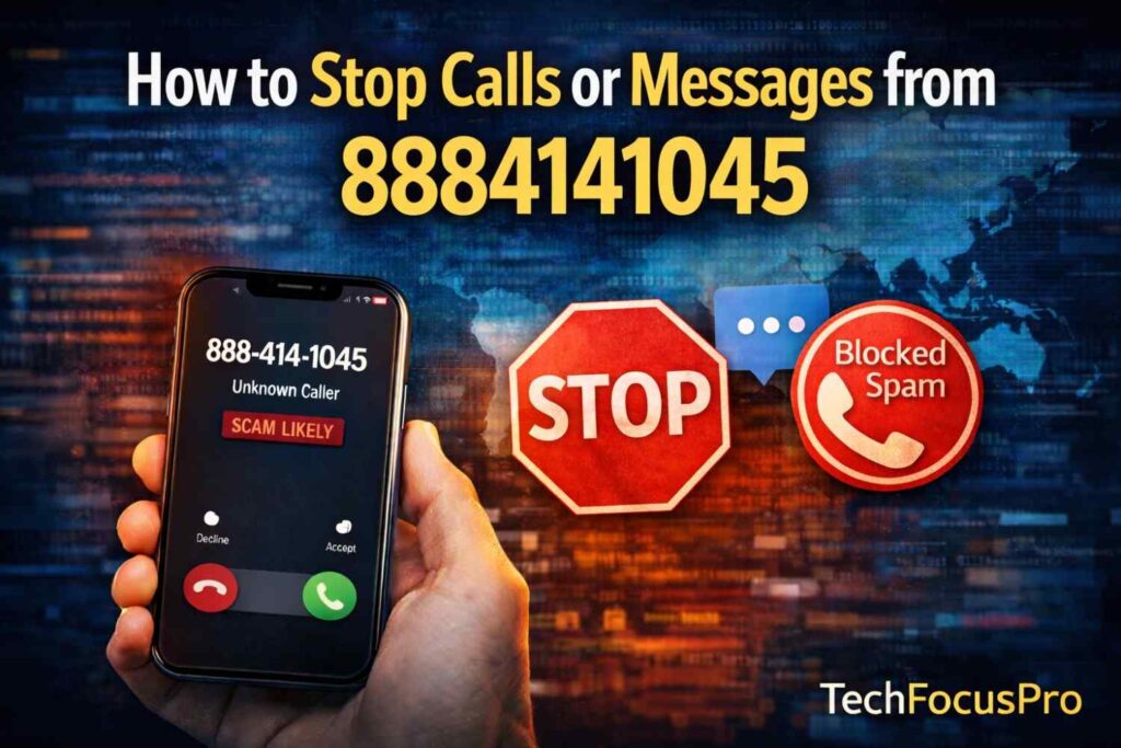 How to Stop Calls or Messages from 8884141045