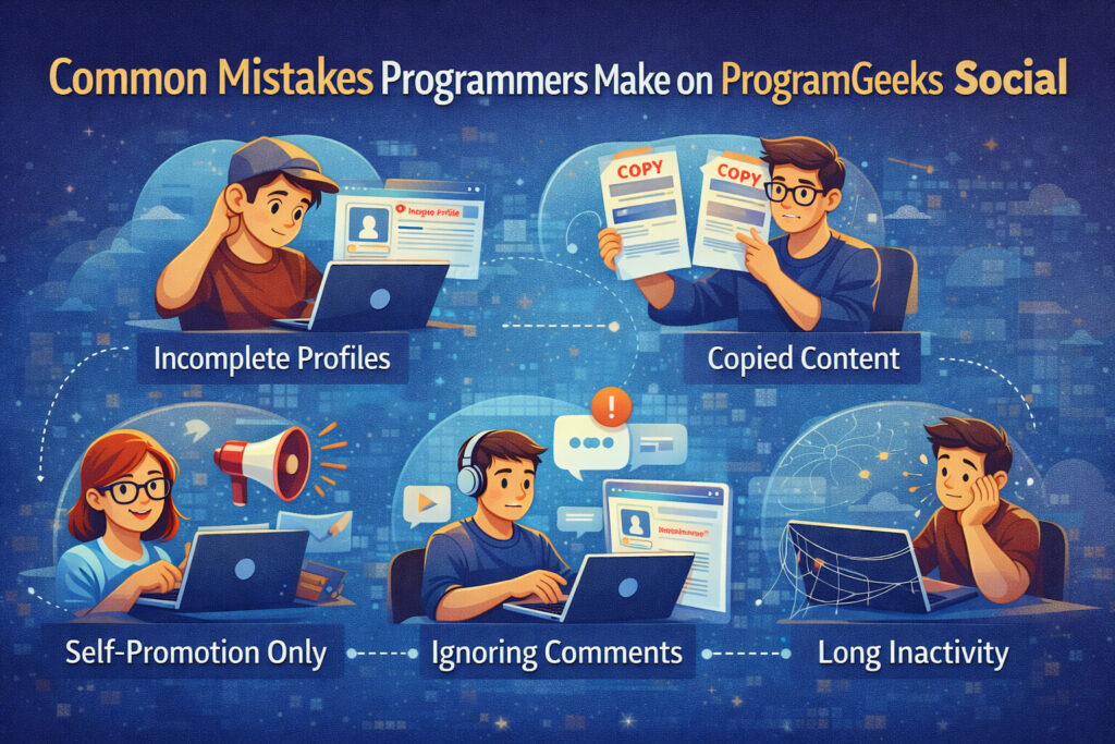 Common Mistakes Programmers Make on ProgramGeeks Social