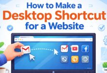 How to Make a Desktop Shortcut for a Website