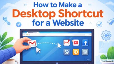 How to Make a Desktop Shortcut for a Website