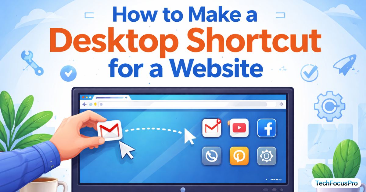 How to Make a Desktop Shortcut for a Website
