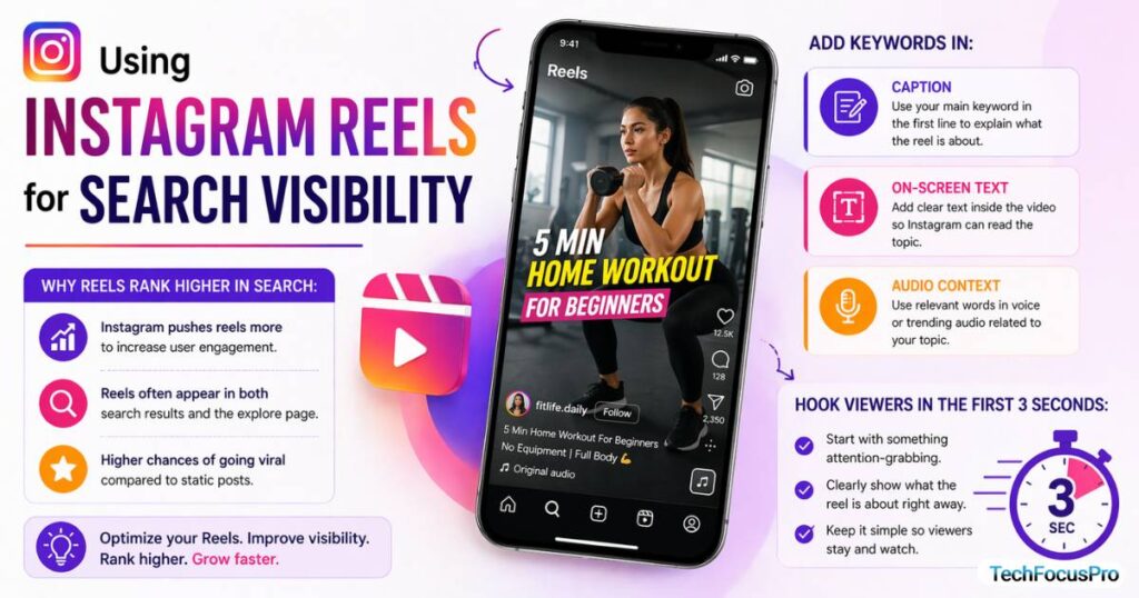 Using Instagram Reels for Search Visibility